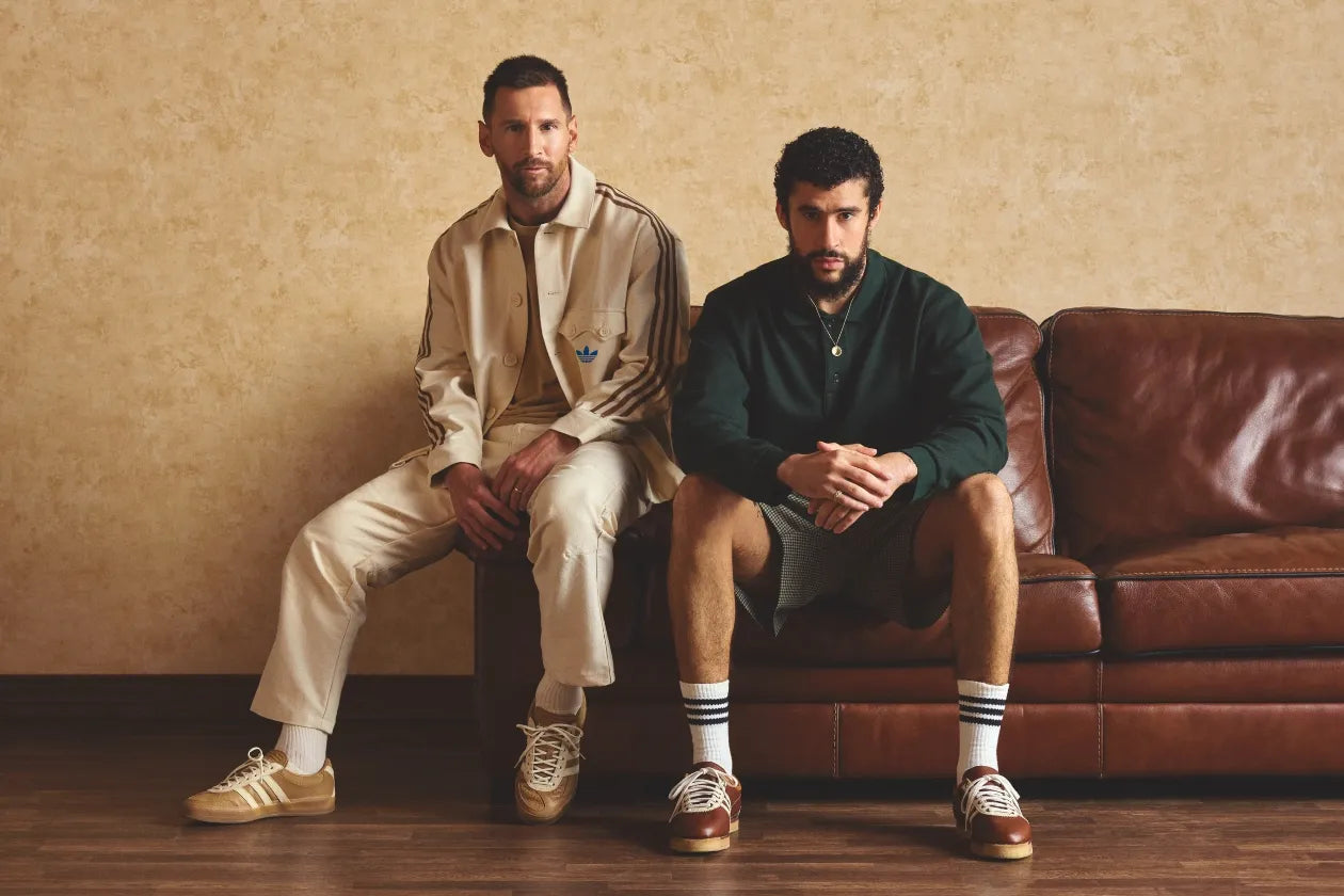 Élégance et Excellence : La Collaboration Inédite entre Bad Bunny, Lionel Messi et adidas - MNR Sneakers