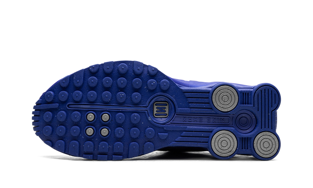 Shox R4 Racer Blau Metallic Silber