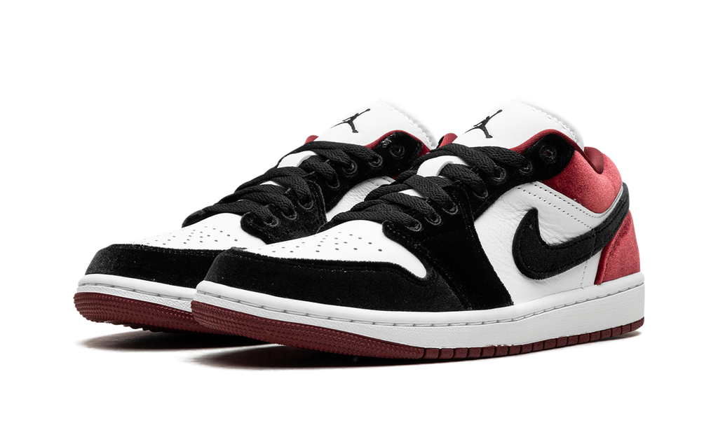 Air Jordan 1 Low SE Velvet Black Toe - MNR Sneakers