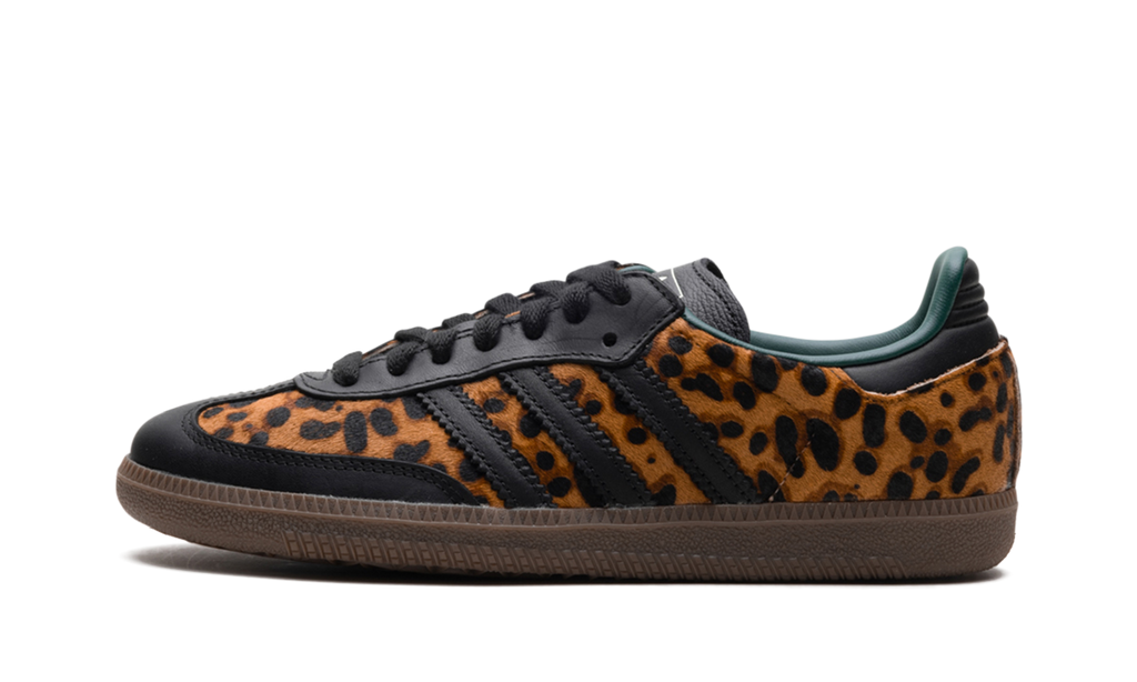 Samba OG Black Green Leopard - JI2735