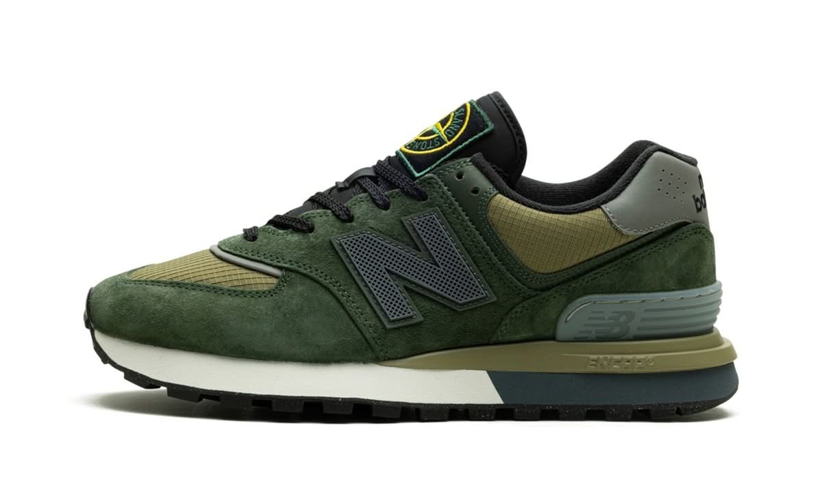 574 Legacy Stone Island Dark Green - MNR Sneakers