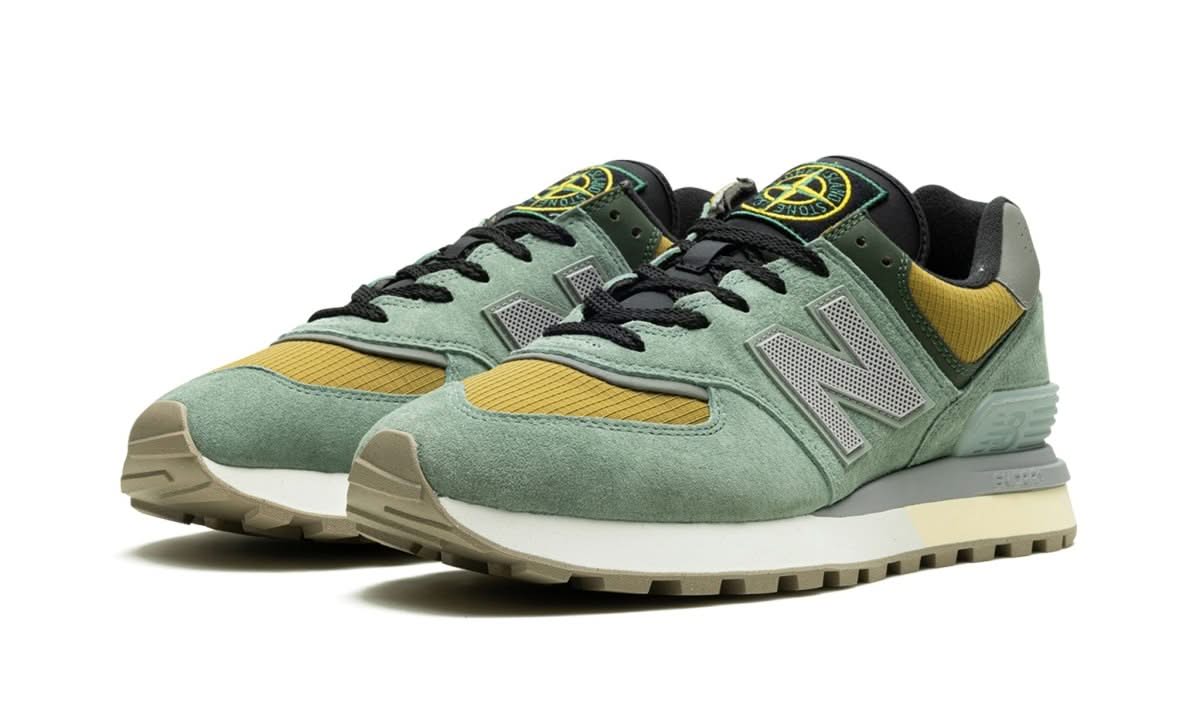 574 Legacy Stone Island Light Green - MNR Sneakers