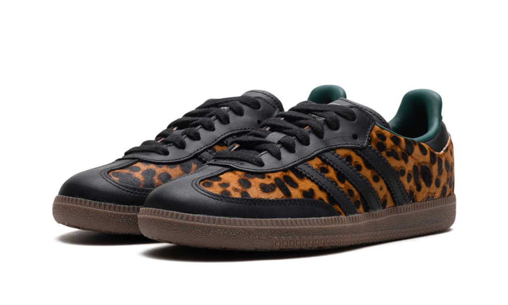 Samba OG Black Green Leopard - JI2735