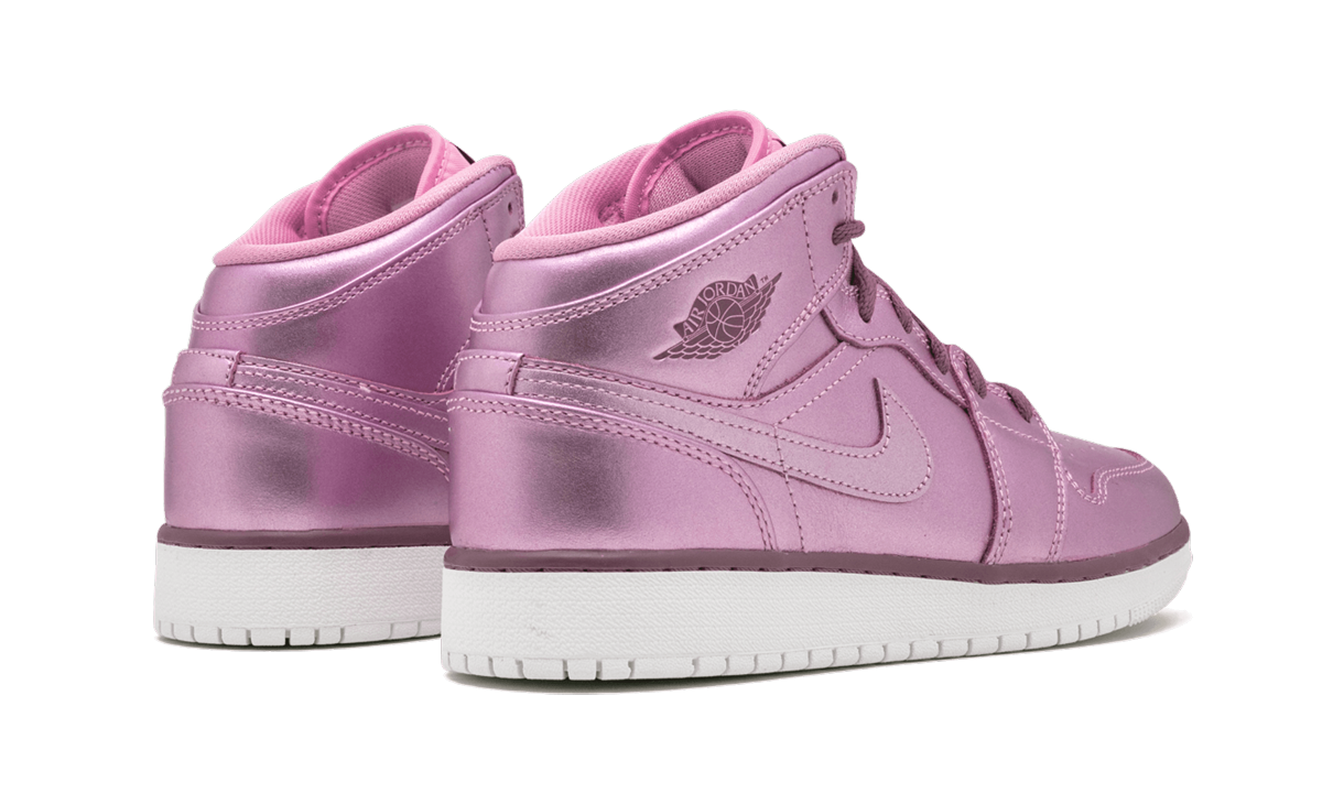 Air Jordan 1 Mid Pink Rise - MNR Sneakers