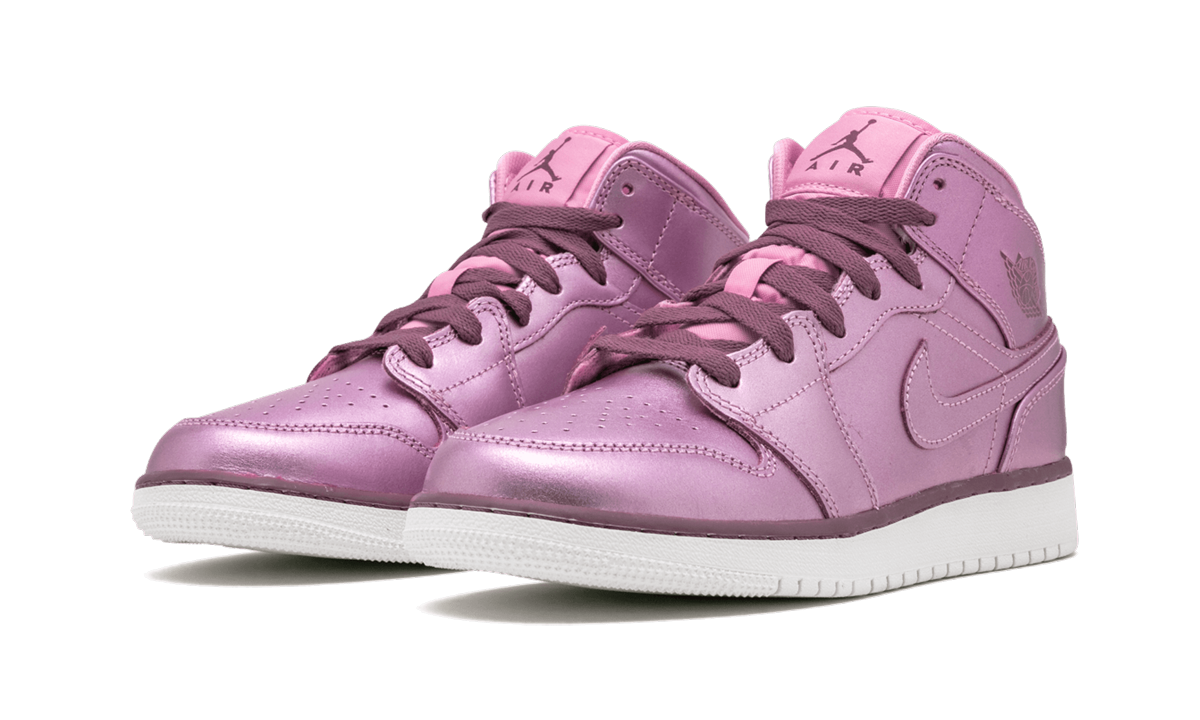 Air Jordan 1 Mid Pink Rise - MNR Sneakers