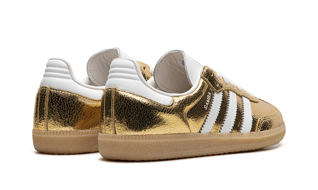 Samba OG Gold Metallic Cracked Leather - KI5719