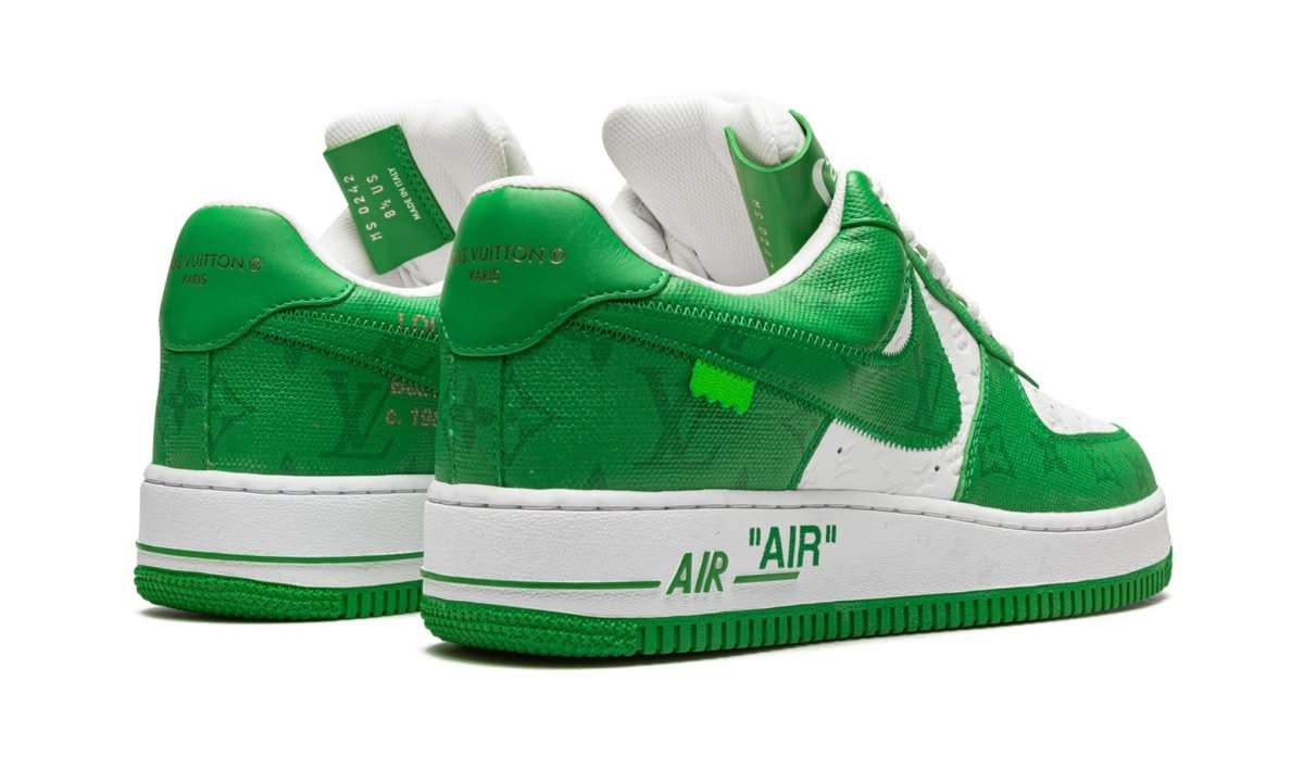 Air Force 1 Low Louis Vuitton White Green - MNR Sneakers