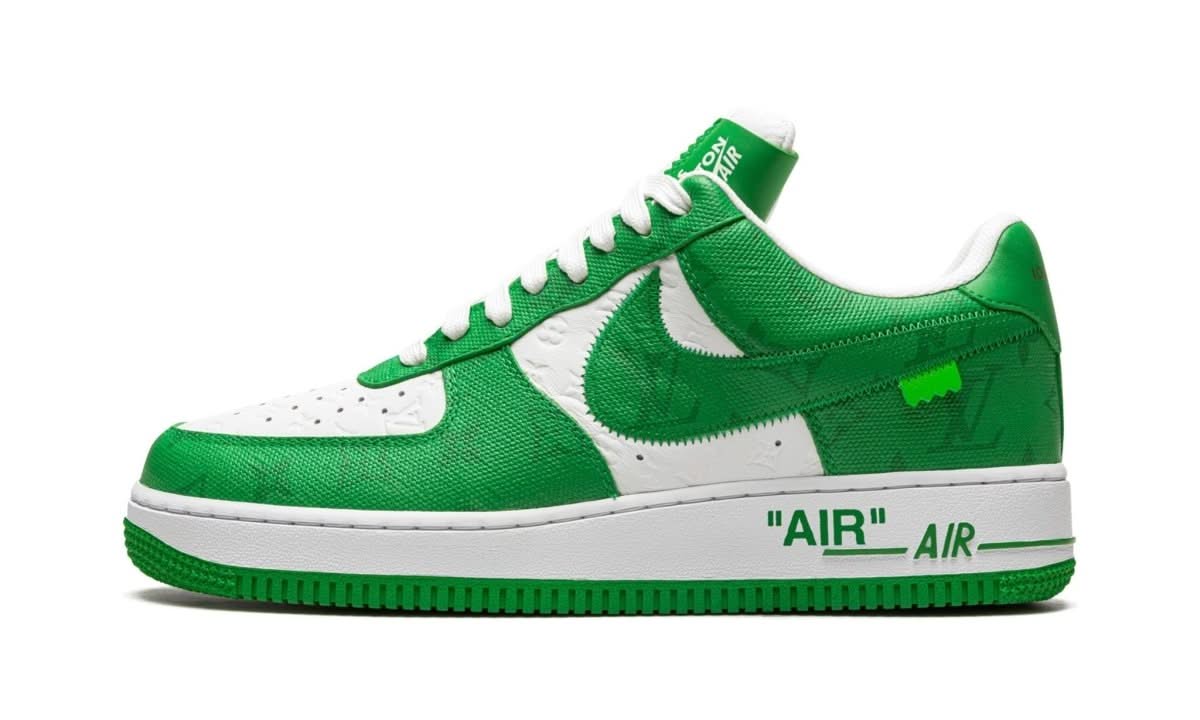 Air Force 1 Low Louis Vuitton White Green - MNR Sneakers