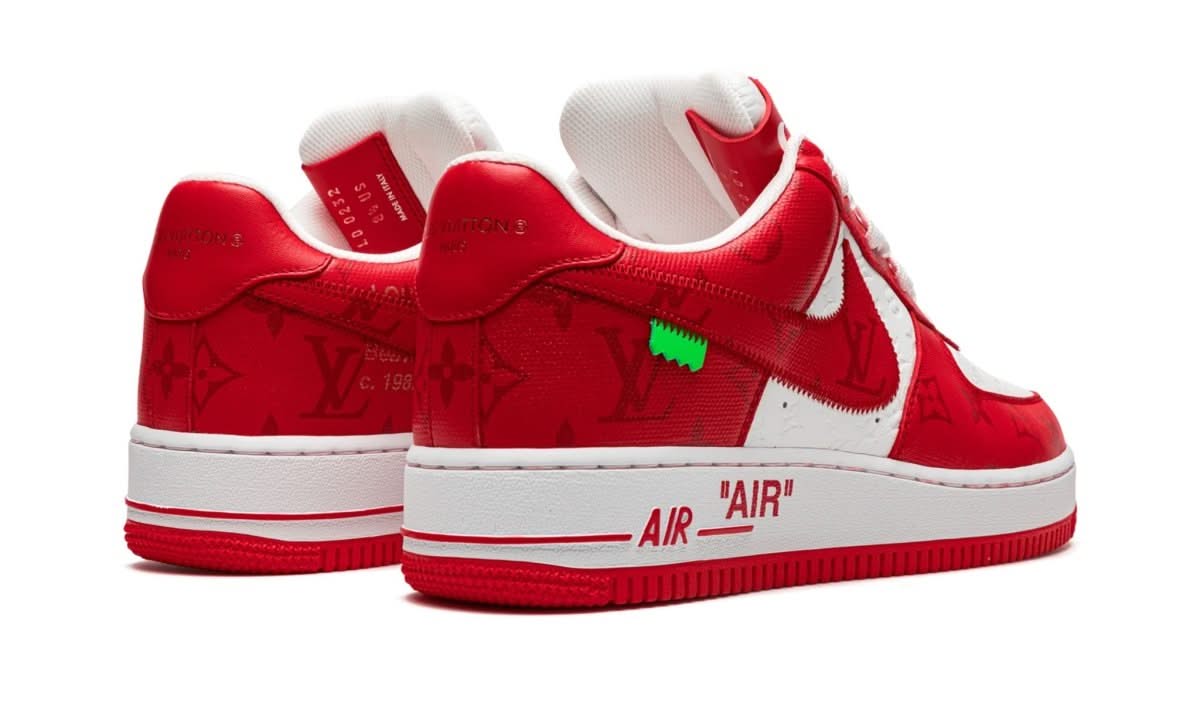 Air Force 1 Low Louis Vuitton White Red - MNR Sneakers