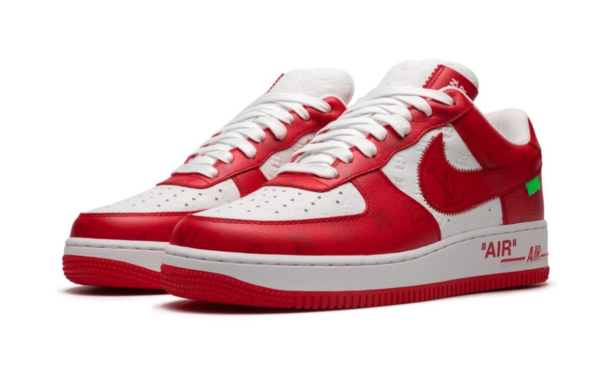 Air Force 1 Low Louis Vuitton White Red - MNR Sneakers