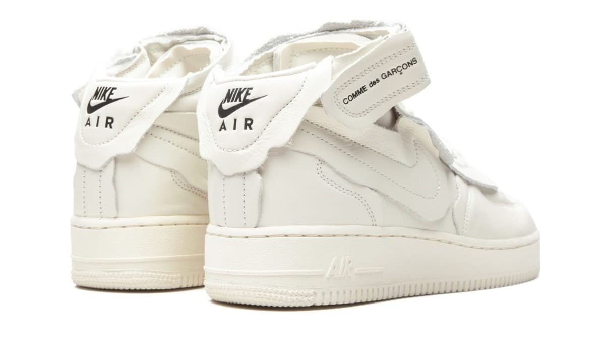 Air Force 1 Mid Comme des Garcons White - MNR Sneakers