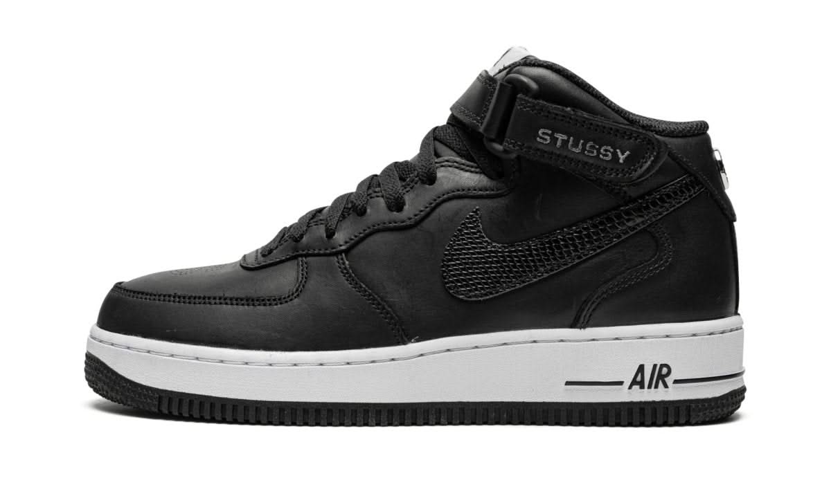 Air Force 1 Mid Stussy All Black - MNR Sneakers