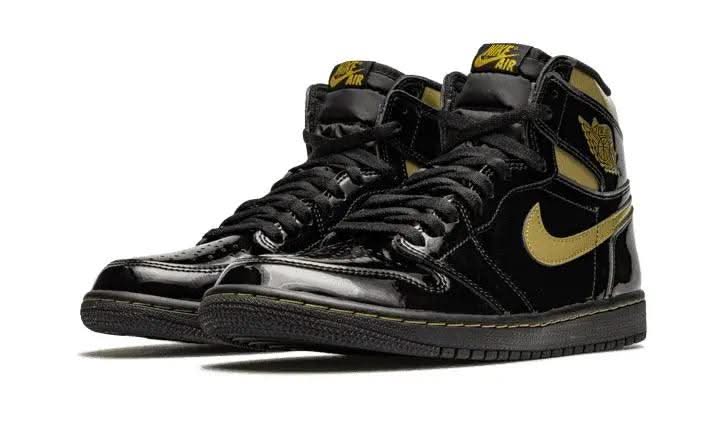 Air Jordan 1 High Black Metallic Gold - MNR Sneakers