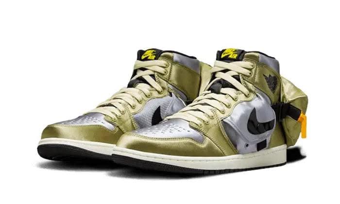 Air Jordan 1 High OG Stash Metallic Gold - MNR Sneakers