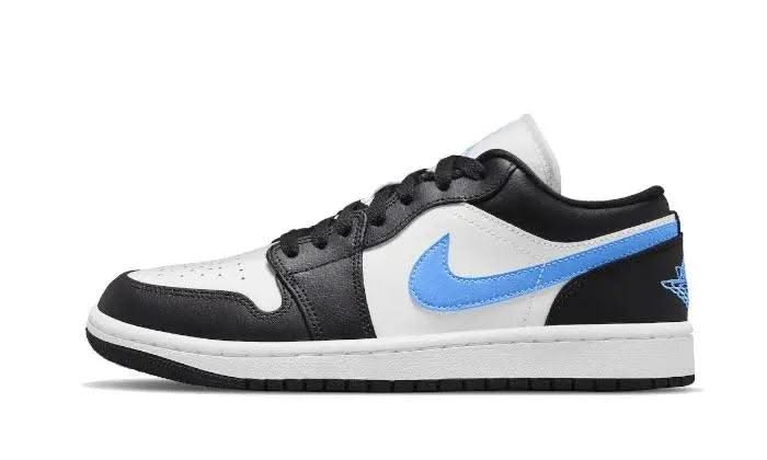 Air Jordan 1 Low Black University Blue - MNR Sneakers