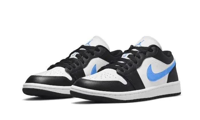 Air Jordan 1 Low Black University Blue - MNR Sneakers