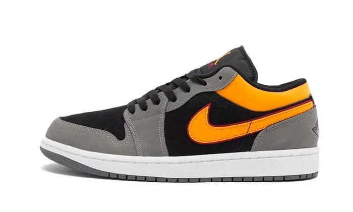 Air Jordan 1 Low Black Vivid Orange - MNR Sneakers