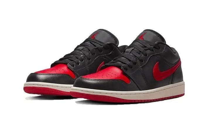 Air Jordan 1 Low Bred Sail - MNR Sneakers