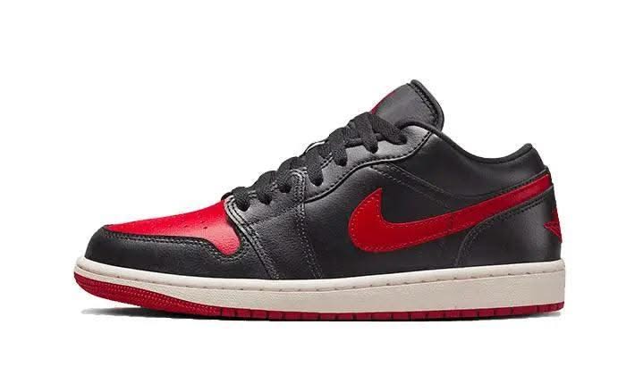Air Jordan 1 Low Bred Sail - MNR Sneakers