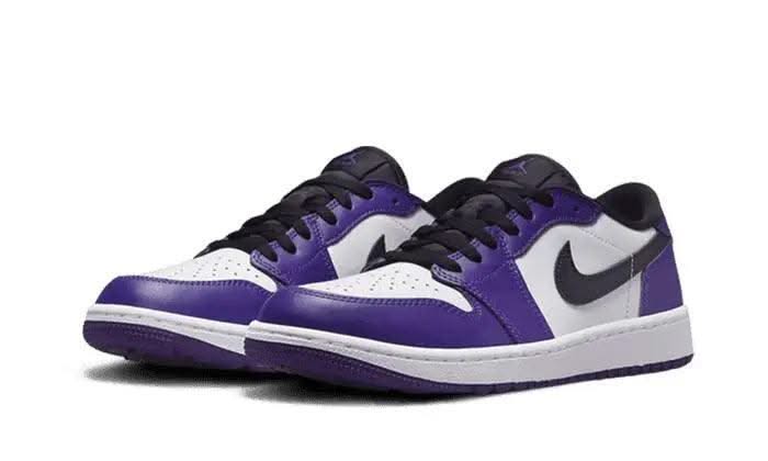 Air Jordan 1 Low Golf Court Purple - MNR Sneakers