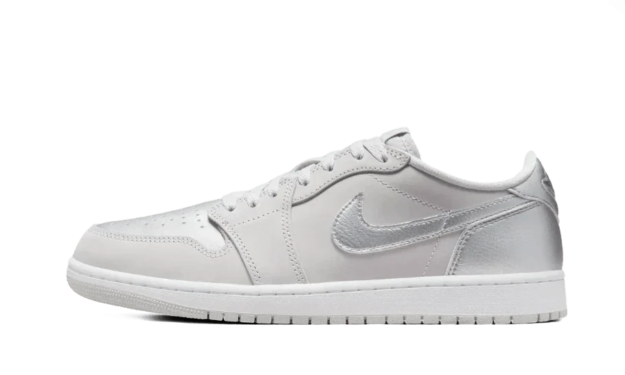 Air Jordan 1 Low OG Metallic Silver - MNR Sneakers