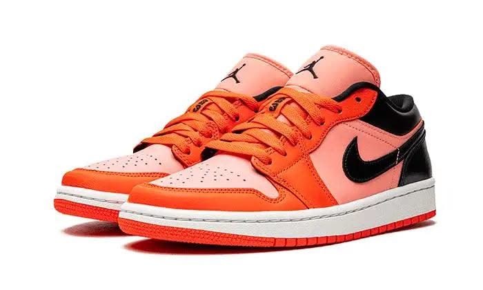 Air Jordan 1 Low Orange Black - MNR Sneakers