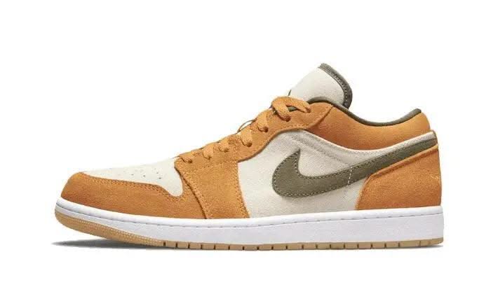 Air Jordan 1 Low Orange Olive - MNR Sneakers