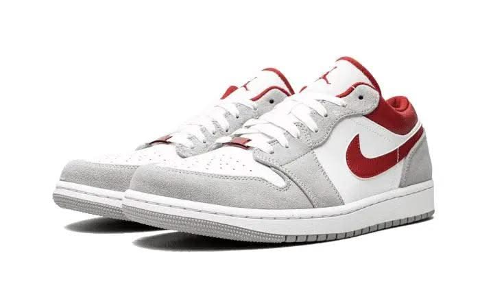 Air Jordan 1 Low SE Light Smoke Grey Gym Red - MNR Sneakers