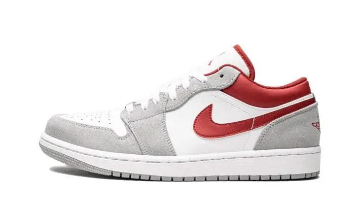Air Jordan 1 Low SE Light Smoke Grey Gym Red - MNR Sneakers