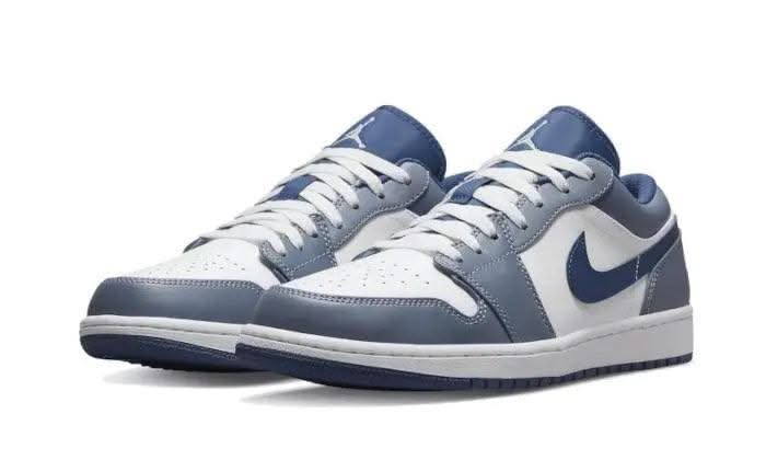 Air Jordan 1 Low Steel Blue - MNR Sneakers