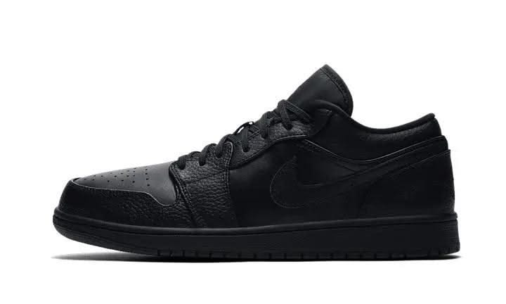 Air Jordan 1 Low Triple Black - MNR Sneakers