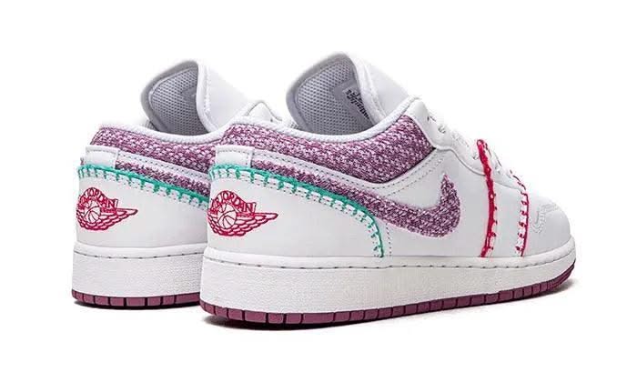 Air Jordan 1 Low White Light Bordeaux - MNR Sneakers