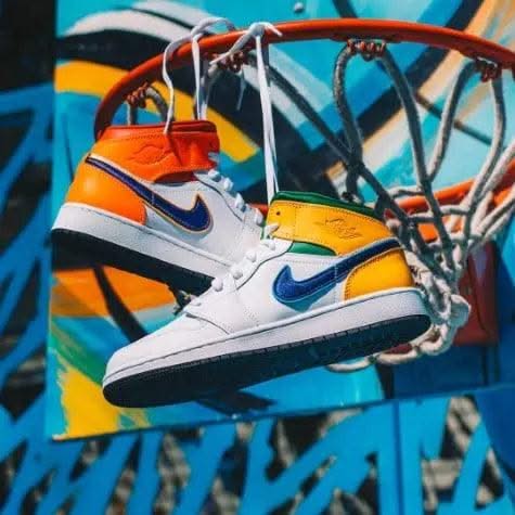 Air Jordan 1 Mid Alternate Multi-Color - MNR Sneakers