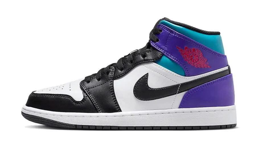 Air Jordan 1 Mid Aqua - MNR Sneakers