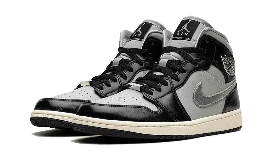 Air Jordan 1 Mid Black Chrome - MNR Sneakers