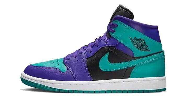 Air Jordan 1 Mid Black Grape - MNR Sneakers