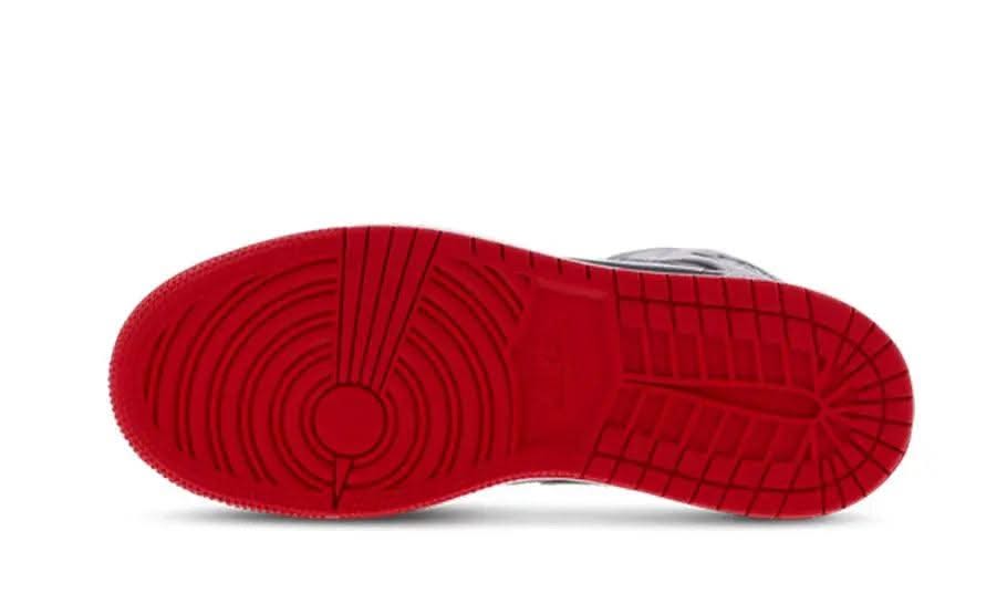 Air Jordan 1 Mid Cement Grey Red - MNR Sneakers