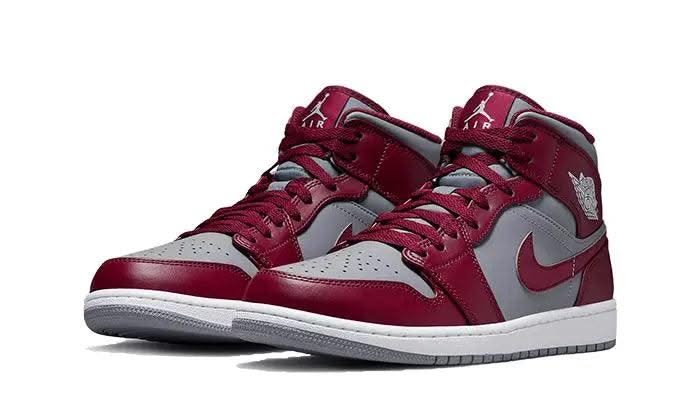 Air Jordan 1 Mid Cherrywood Red - MNR Sneakers