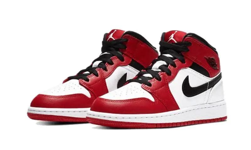 Air Jordan 1 Mid Chicago White - MNR Sneakers