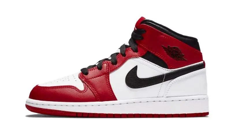 Air Jordan 1 Mid Chicago White - MNR Sneakers