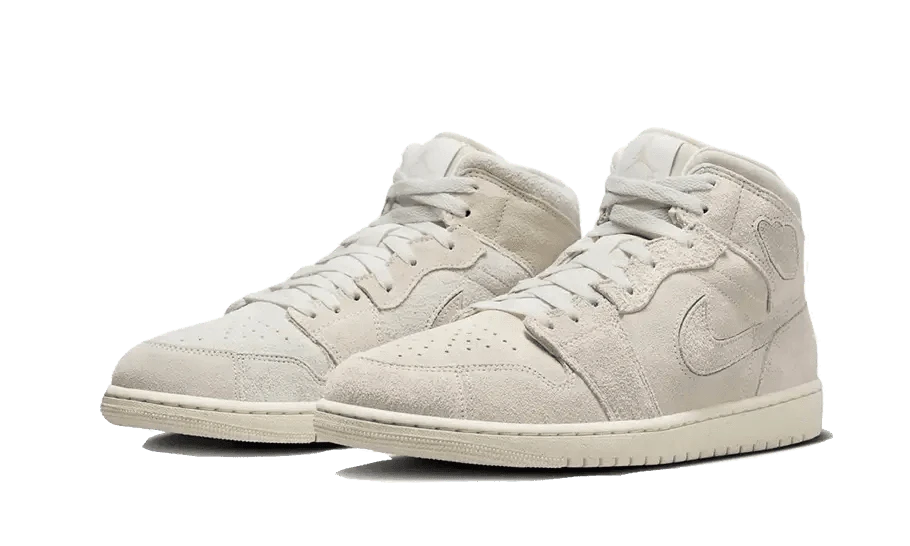 Air Jordan 1 Mid Craft Suede Ivory - MNR Sneakers