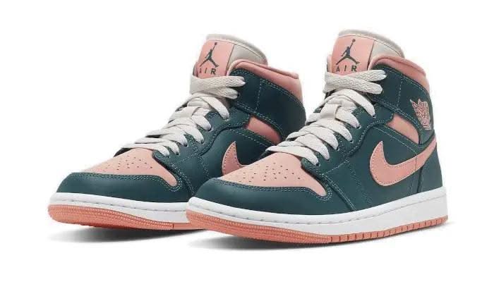 Air Jordan 1 Mid Dark Teal Green - MNR Sneakers