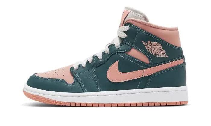Air Jordan 1 Mid Dark Teal Green - MNR Sneakers