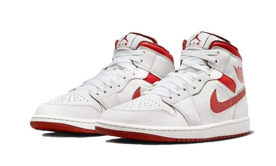 Air Jordan 1 Mid Dune Red - MNR Sneakers
