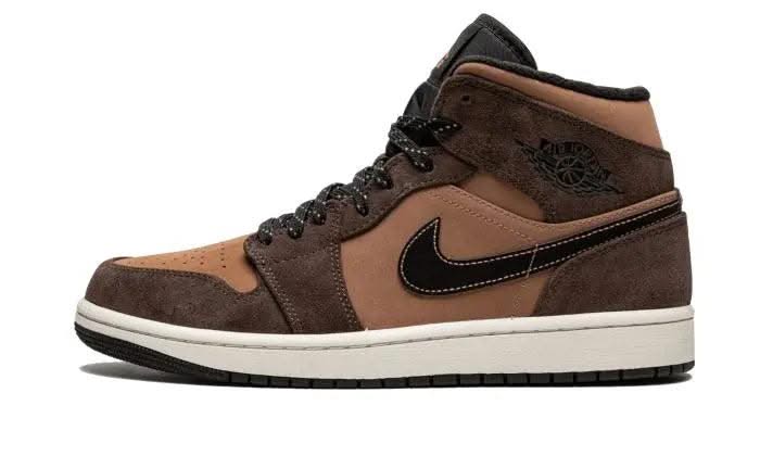 Air Jordan 1 Mid Earthy Brown - MNR Sneakers