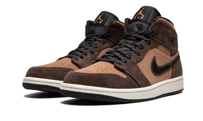 Air Jordan 1 Mid Earthy Brown - MNR Sneakers