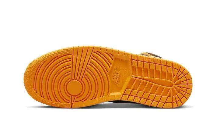 Air Jordan 1 Mid Fat Tongue Black Orange - MNR Sneakers