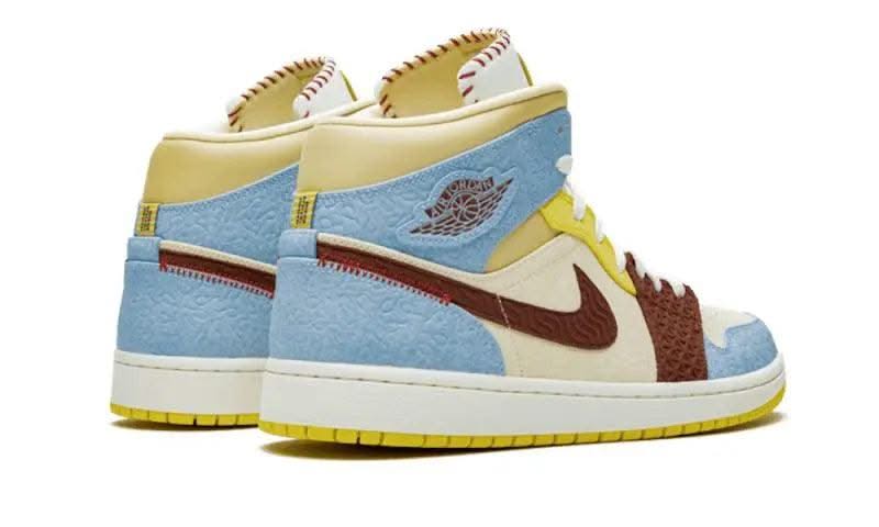 Air Jordan 1 Mid Fearless Maison Château Rouge - MNR Sneakers