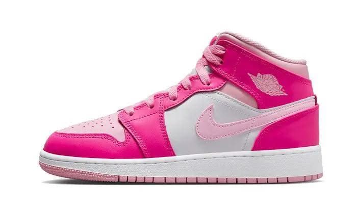 Air Jordan 1 Mid Fierce Pink - MNR Sneakers