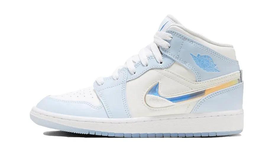 Air Jordan 1 Mid Glitter Swoosh - MNR Sneakers